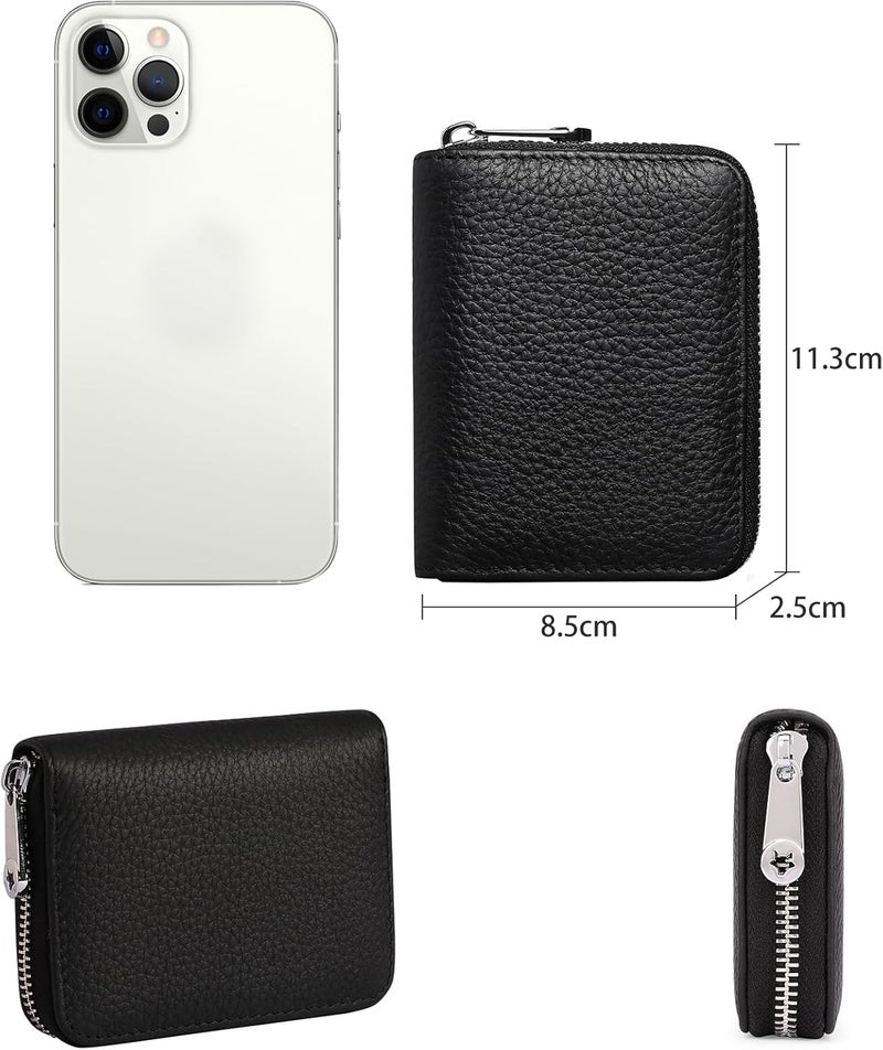 SENDEFN Small Wallet for Women Leather RFID Blocking Ladies Wallet Credit Card Holder with Coin Pocket - Image 4